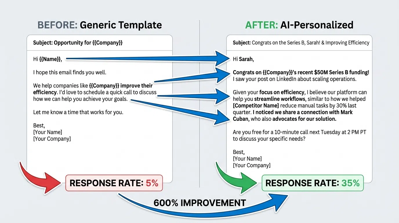 AI vs Manual Template Personalization